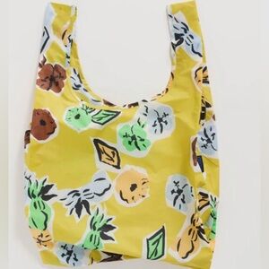 Baggu Standard Reusable Tote Bag Paper‎ Floral Brand New Discontinued